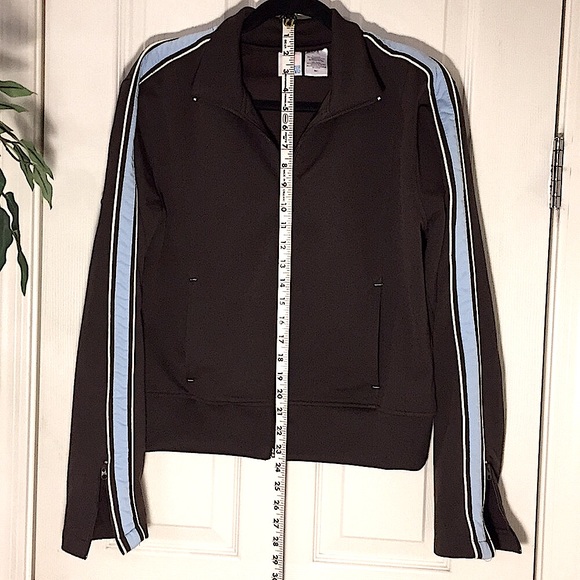 NWOT💗Dark brown Ladies jacket w/blue trim - Picture 8 of 8